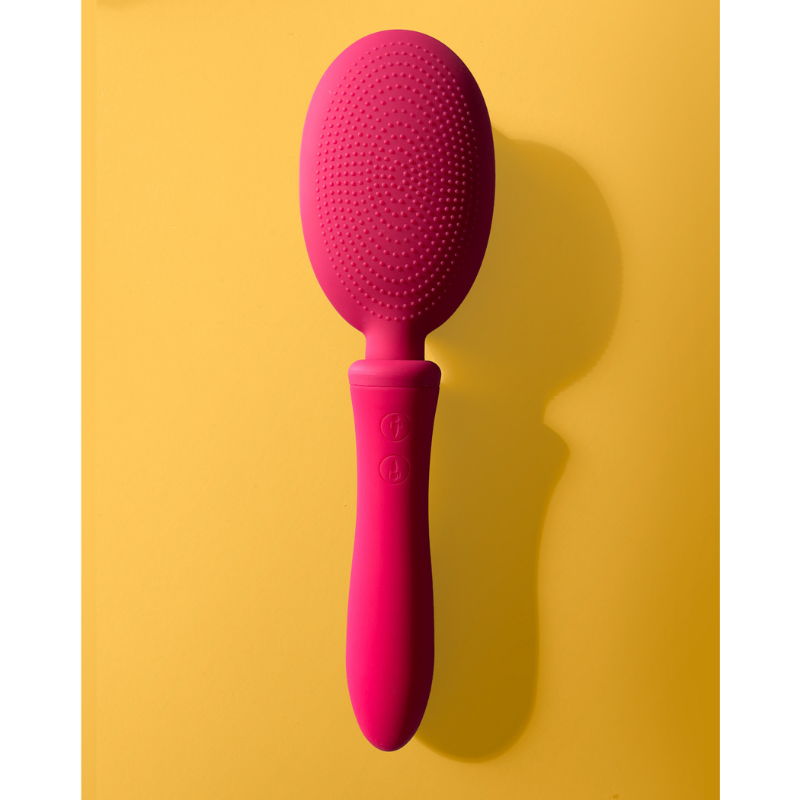 Brosse à Cheveux Vibromasseur & Sextoy Insérable 2-en-1