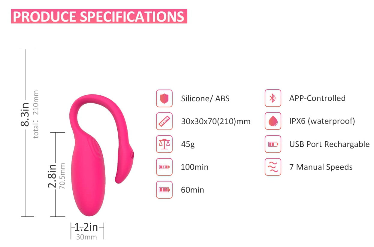 Œuf Vibrant Connecté| & Contrôle à Distance