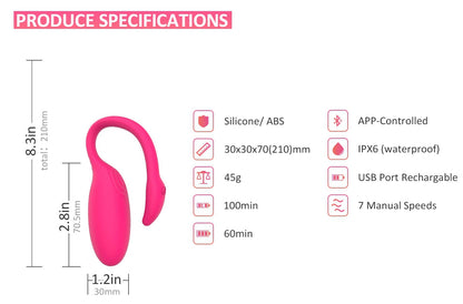 Œuf Vibrant Connecté| & Contrôle à Distance