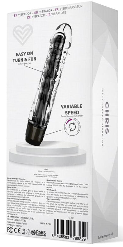 Gode Vibrant Transparent| Multi-Vitesses