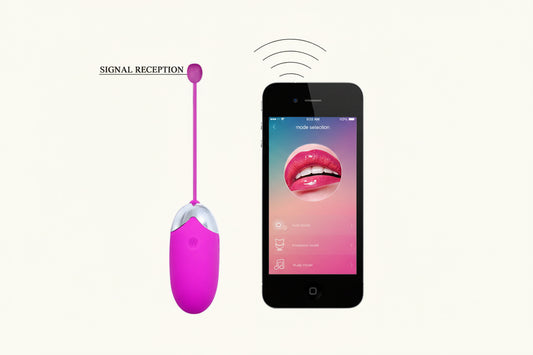 Œuf Vibrant Connecté – 12 Modes, Contrôle à Distance via Application