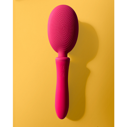 Brosse à Cheveux Vibromasseur & Sextoy Insérable 2-en-1
