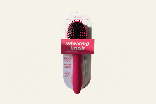 Brosse à Cheveux Vibromasseur & Sextoy Insérable 2-en-1