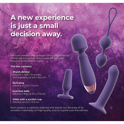 Coffret Sextoys Femme 4 Accessoires Violets