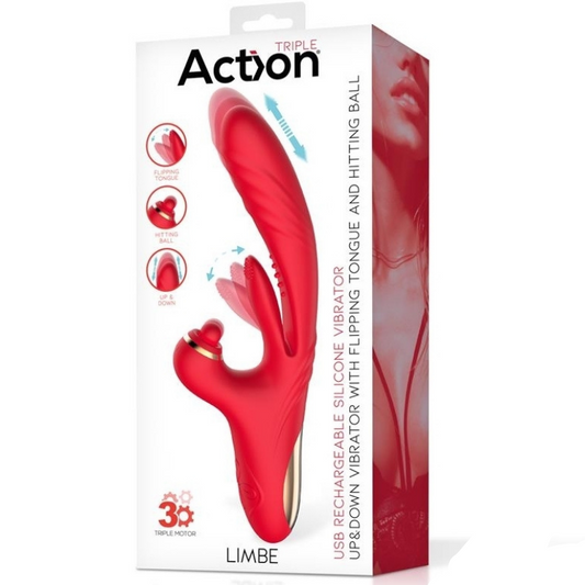 Vibromasseur Rabbit Multifonction – Langue, Tapotements & Poussées