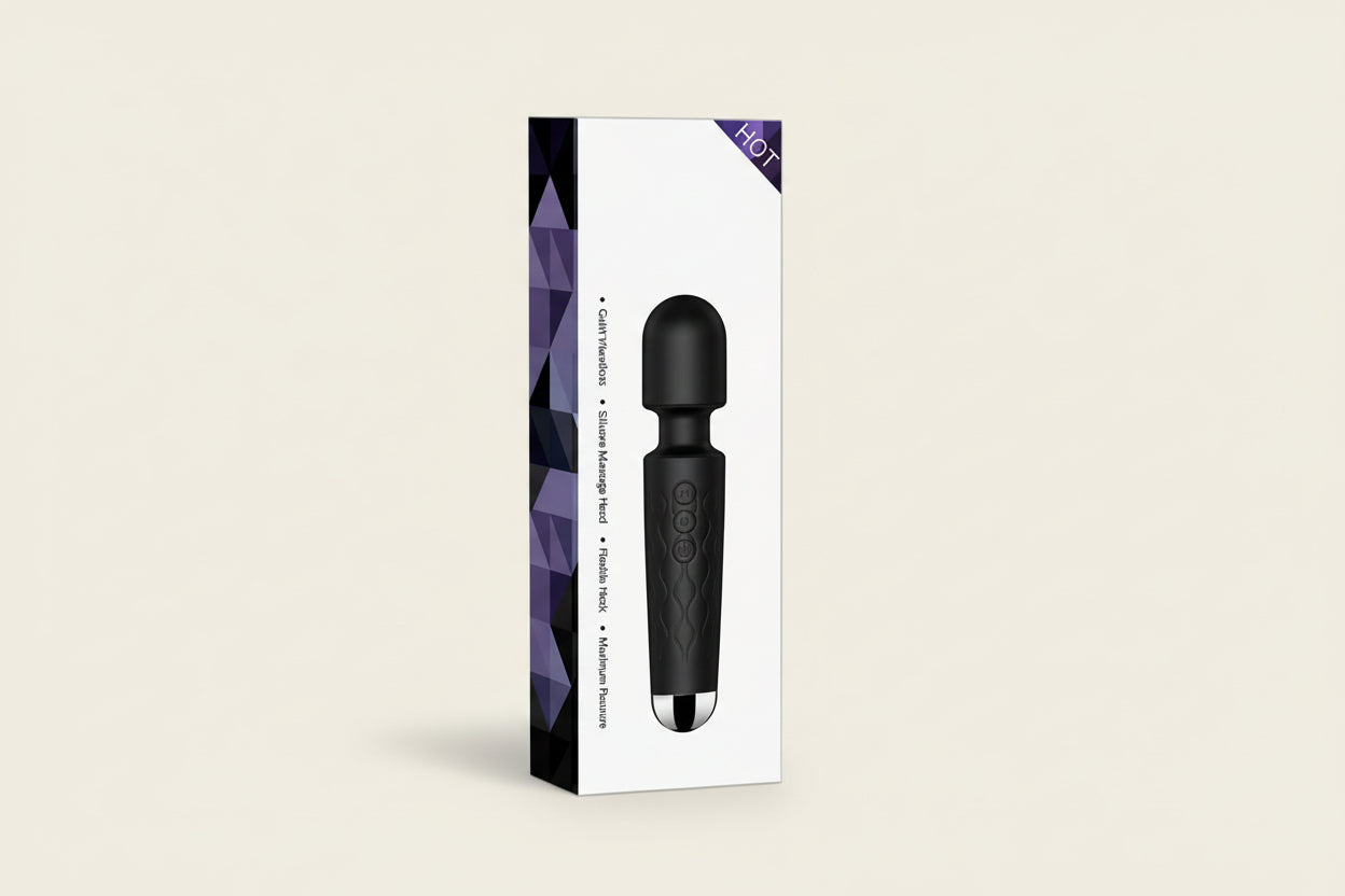 Wand Beautylit 20cm Tête 42mm Noir